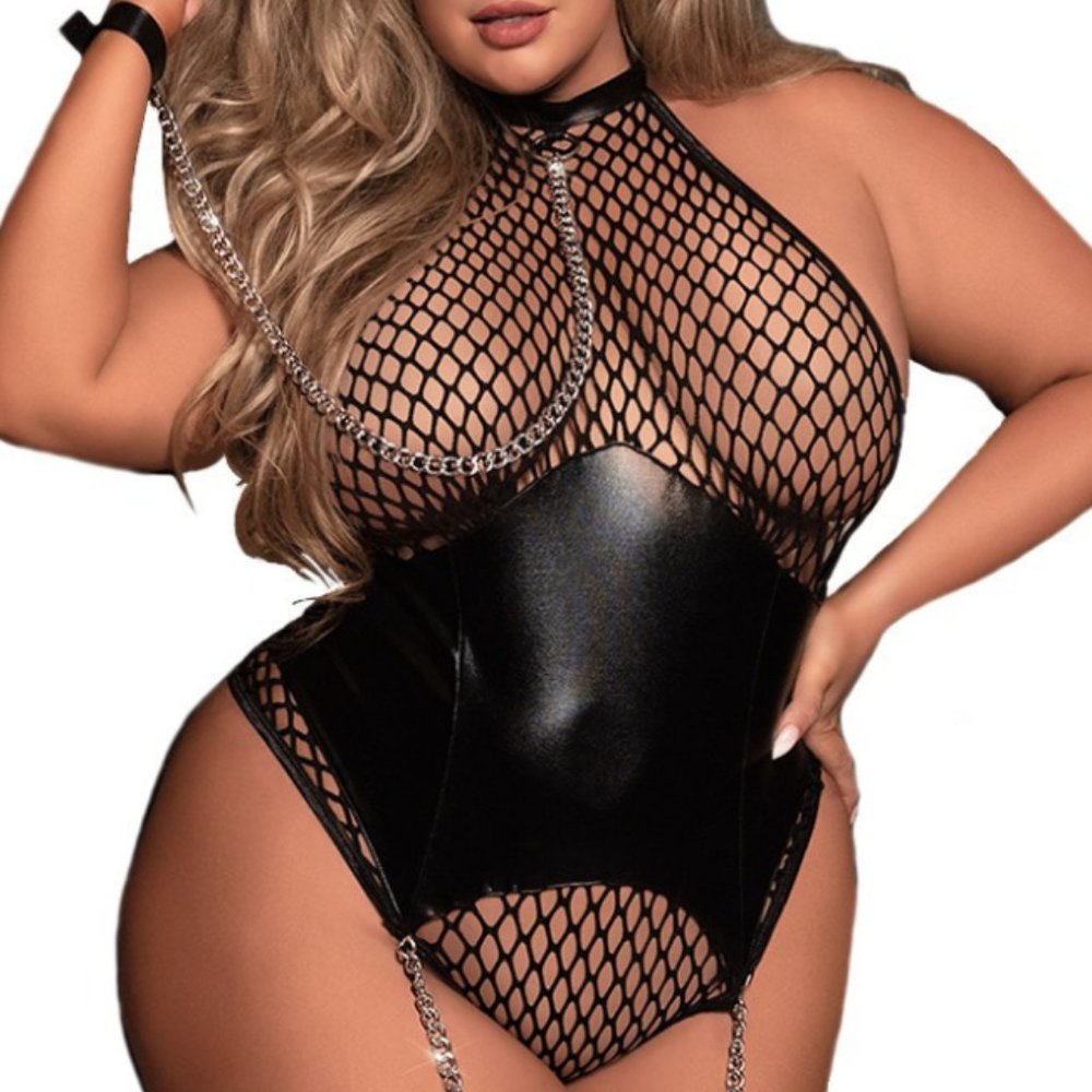 Bold Garter Slip In Black - Picture 3 of 4